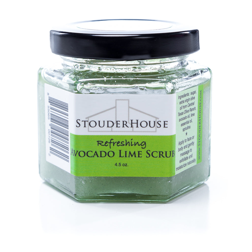 Refreshing Avocado Lime Scrub