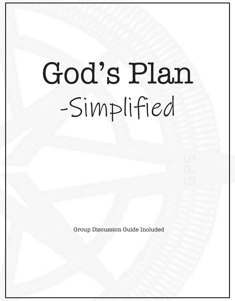 Gods Plan -Simplified