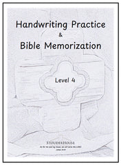 Handwriting Practice & Bible Memorization - Levels 4-12