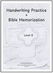 Handwriting Practice & Bible Memorization - Levels 4-12