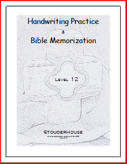 Handwriting Practice & Bible Memorization Workbook