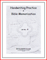 Handwriting Practice & Bible Memorization Workbook